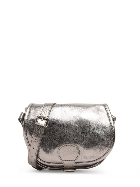 Sac Lebohemien Cuir Paul marius Gris vintage BOHEMIEN