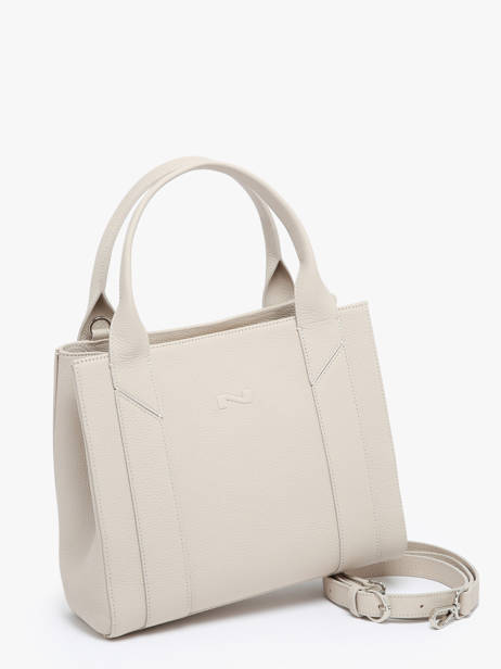 Sac à Main Breda Cuir Nathan baume Beige mondrian 2 vue secondaire 2