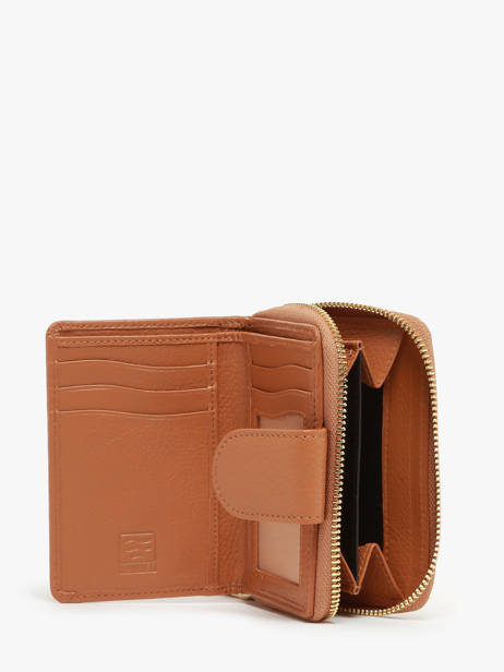 Portefeuille Caviar Cuir Crinkles Orange caviar 14277 vue secondaire 1