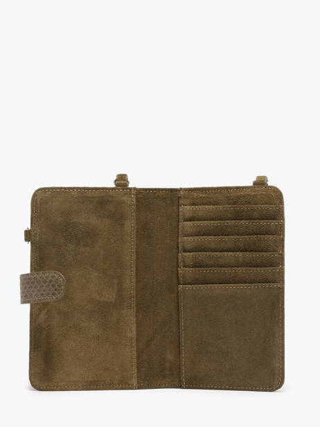 Étui Téléphone New Zack Cuir Great by sandie Vert new zack SNA vue secondaire 4