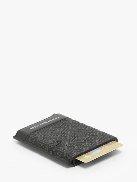 Portefeuille Monogram Tommy hilfiger Noir monogram AM12783 vue secondaire 1