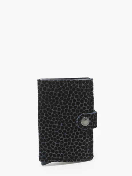 Porte-cartes Giraffina Cuir Secrid Noir giraffina MGI
