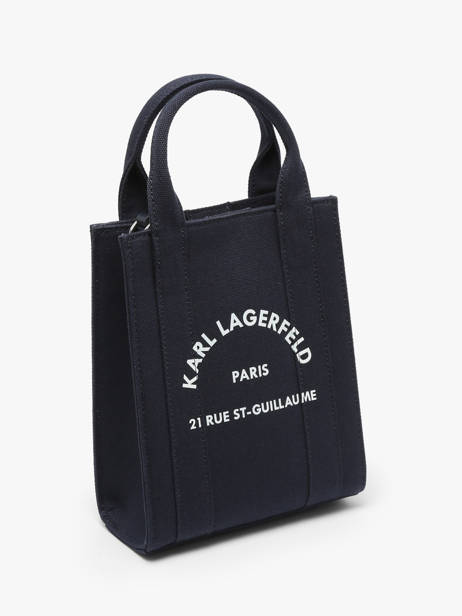Sac Bandoulière Rsg Coton Karl lagerfeld Bleu rsg A1W50039 vue secondaire 2
