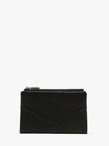 Portefeuille Vintage Cuir Mila louise Noir vintage 3760CX