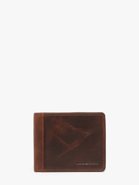 Portefeuille Porte-monnaie The Original Cuir Maverick Marron the original MAVTO003
