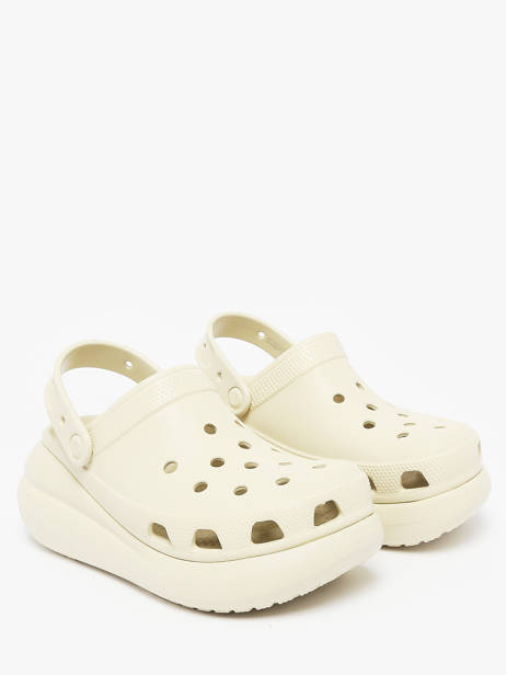 Mules Crush Clog Crocs Blanc women 207521 vue secondaire 1