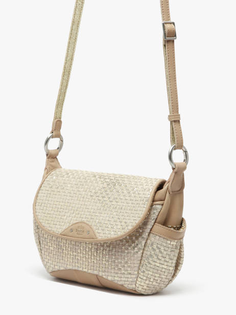 Sac Bandoulière Vintage Cuir Mila louise Argent vintage 35231WX vue secondaire 2