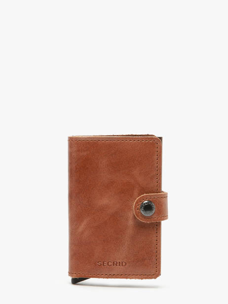 Porte-cartes Vintage Cuir Secrid Marron vintage MV