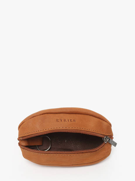 Porte-monnaie Oil Cuir Etrier Marron oil EOIL041 vue secondaire 1