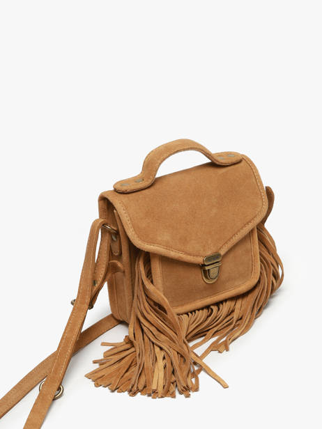 Sac Bandoulière Folk Cuir Paul marius Marron folk GEORXFOL vue secondaire 2