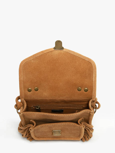 Sac Bandoulière Folk Cuir Paul marius Marron folk GEORXFOL vue secondaire 3