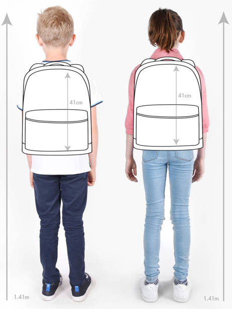 Sac à Dos 2 Compartiments Tann's Rouge les fantaisies g 63124 vue secondaire 1