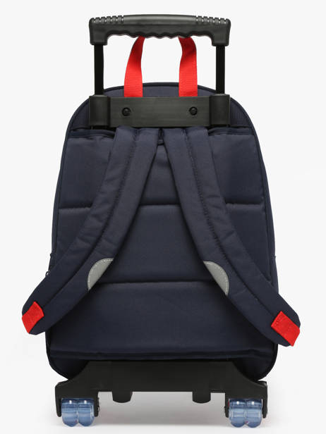 Sac A Dos à Roulettes 2 Compartiments Tann's Bleu les fantaisies f 73321 vue secondaire 4