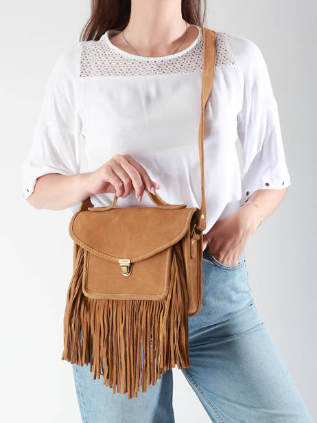 Sac Melle George Folk Cuir Paul marius Marron folk GEORGFOL vue secondaire 1