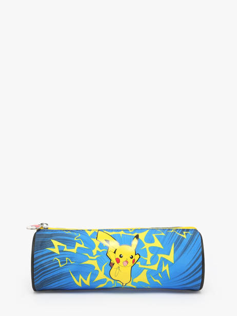 Trousse 1 Compartiment Pikachu Eclair Pokemon Bleu pikachu eclair 25IK207P