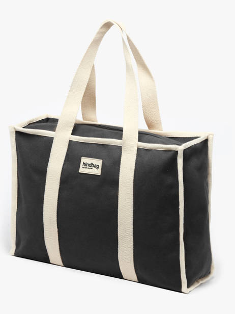 Sac Porté épaule Oscar Coton Hindbag Noir best seller OSCAR vue secondaire 2