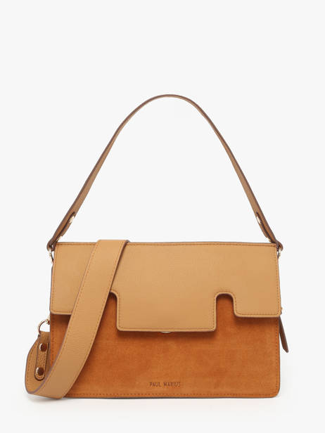 Sac Porté épaule La Suite Cuir Paul marius Marron la suite GABRISUI