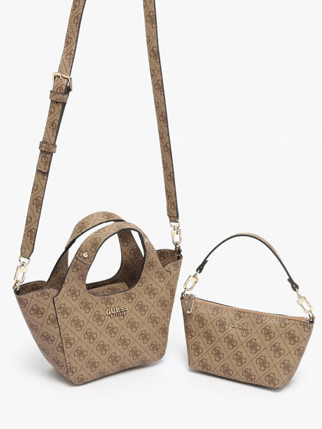 Sac Bandoulière Calista Guess Marron calista SG733475 vue secondaire 2