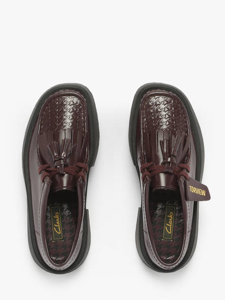 Chaussures Derbies Torview En Cuir Clarks Marron women 26184948 vue secondaire 4