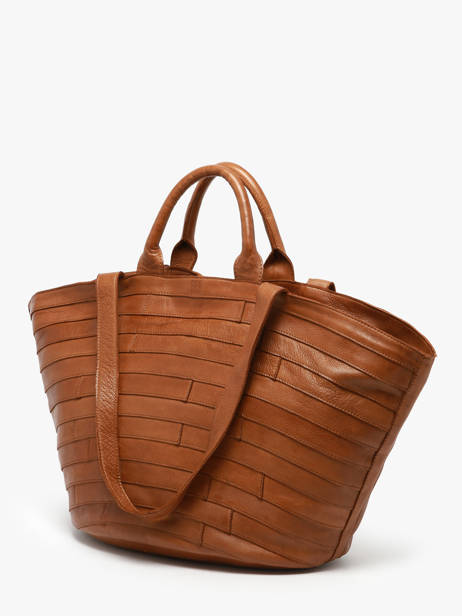 Sac Porté épaule Heritage Cuir Biba Marron heritage LEB1L vue secondaire 2