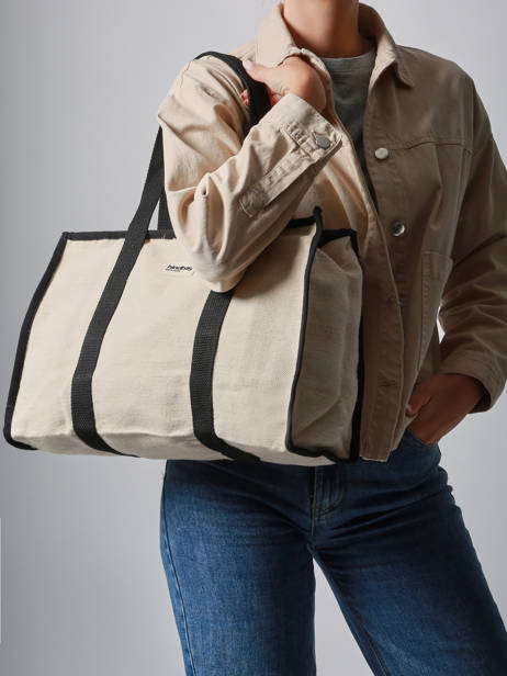 Sac Porté épaule Jute Jute Hindbag Beige jute JU vue secondaire 1