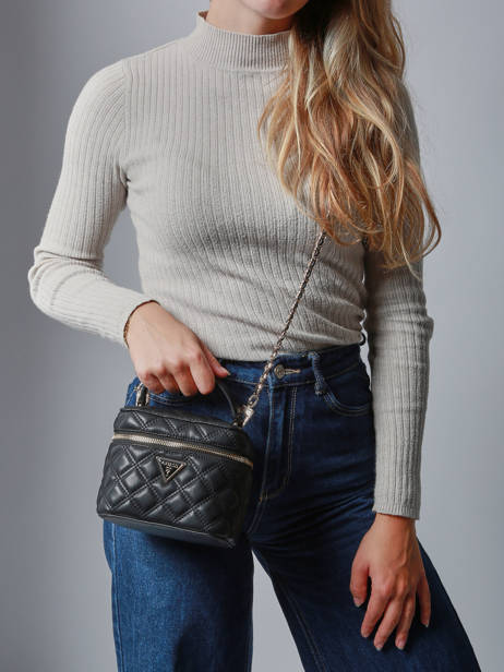 Sac Bandoulière Giully Guess Noir giully QG967377 vue secondaire 1