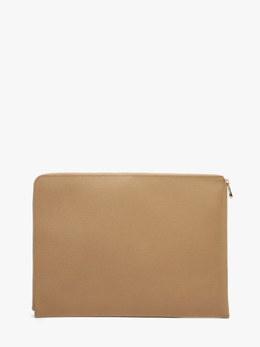 Longchamp Le foulonné Etui passeport Beige