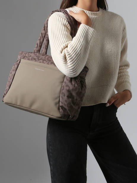 Hellvi Cloud Medium Leo - Cabas Kapten and son Marron leo L vue secondaire 1