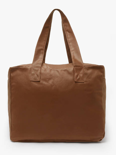 Le Sac Porté épaule A4 Célestins Waxed Rivedroite Marron waxed CELESWAX vue secondaire 4