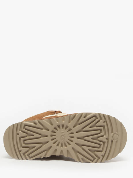 Sneakers Plateforme En Cuir Ugg Beige women 1171541 vue secondaire 4