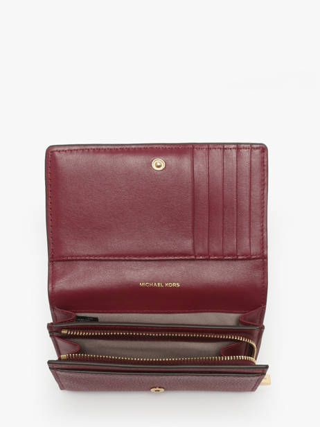 Portefeuille Jet Set Cuir Michael kors Rouge jet set T5GJ6D9L vue secondaire 1