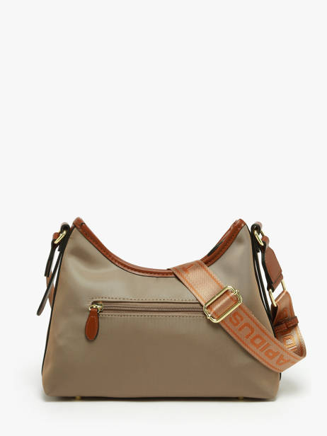 Sac Bandoulière Jamie Nylon Ted lapidus Beige jamie DU43504 vue secondaire 4