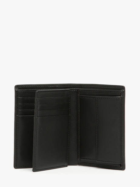 Porte-cartes Porte-monnaie Cuir Hugo boss Noir saffiano HLG526A vue secondaire 2
