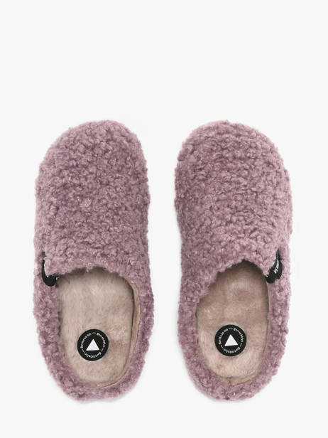 Chaussons York Curly Verbenas Violet women 86050660 vue secondaire 3