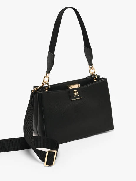 Sac Porté épaule Th Her Tommy hilfiger Noir th her AW17722 vue secondaire 2