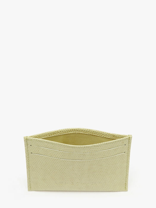 Longchamp Longchamp pocket lézard Porte billets/cartes Vert