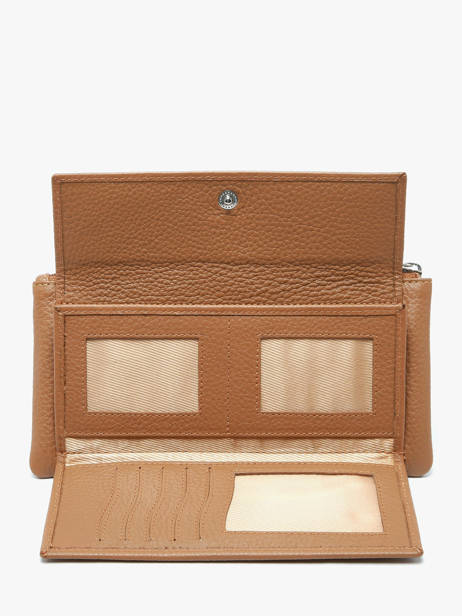 Portefeuille Caviar Cuir Crinkles Marron caviar 14104 vue secondaire 2