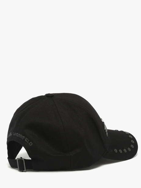 Casquette K/ville Studs Karl lagerfeld Noir k signature B1W33012 vue secondaire 2