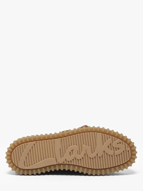Chaussures Bateau Plateforme En Cuir Clarks Beige women 26186301 vue secondaire 4
