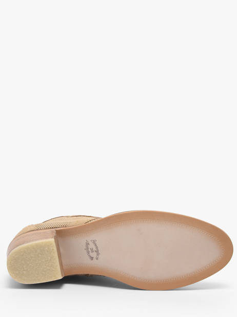 Bottines à Talon En Cuir Alpe Beige women 54311108 vue secondaire 4