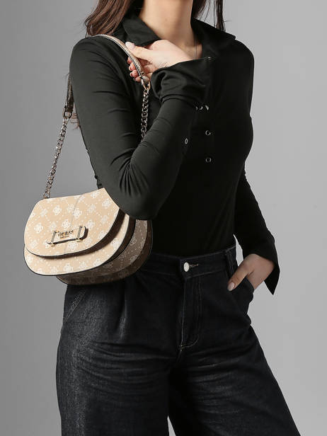 Sac Porté épaule Carrie Logo Guess Beige carrie logo GP989820 vue secondaire 1