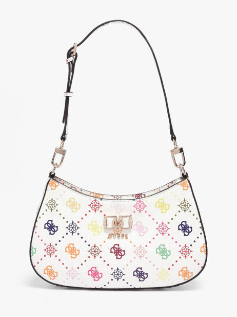 Sac Porté épaule Emelie Logo Polyester Guess Blanc emelie logo GM992818