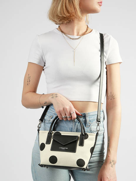 Sac Bandoulière Canvas Kba Lancaster Blanc canvas kba 49 vue secondaire 1