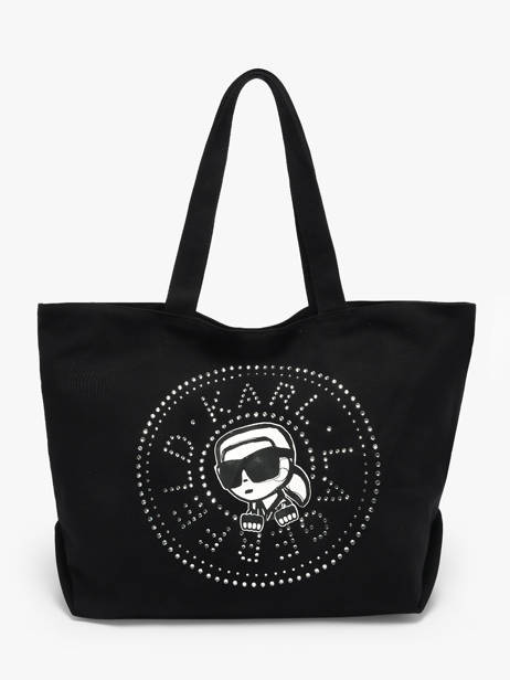 Sac Porté épaule K Ikon Coton Karl lagerfeld Noir k ikon B2W50030