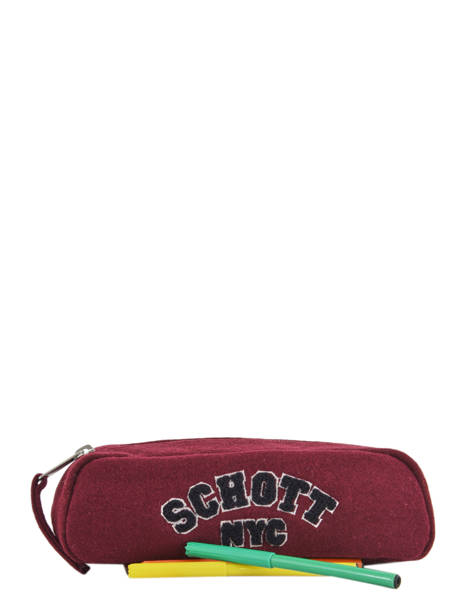 Trousse 1 Compartiment College Schott Marron college 18-11724 vue secondaire 1