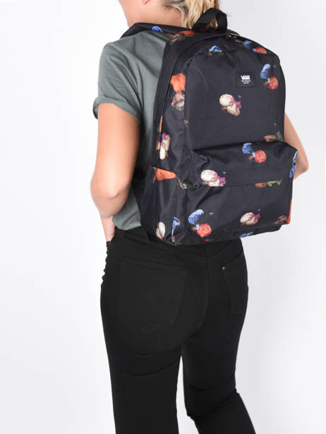 Sac à Dos Vans Noir backpack VN0A5KHQ vue secondaire 2