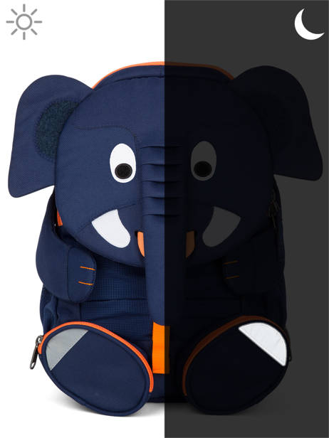 Sac à Dos 1 Compartiment Affenzahn Bleu large friends AFZ-FAL3 vue secondaire 5