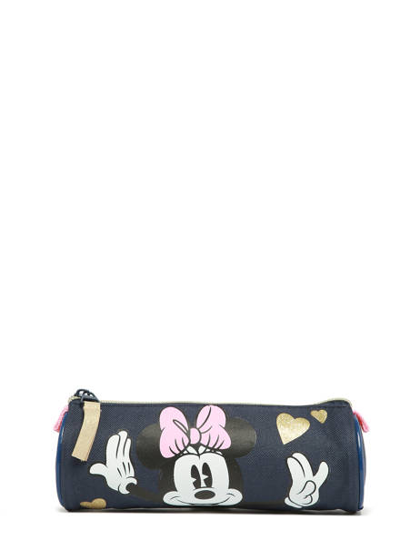 Trousse 1 Compartiment Mickey and minnie mouse Bleu glitter love 2353